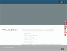 Tablet Screenshot of partnerhaus-thurow.de